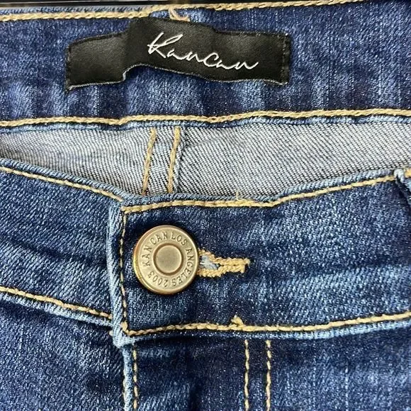 Kancan Mid Rise Skinny Stretch Cropped Jeans. Size 28. - Picture 3 of 14